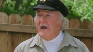 Jimmie as Capt. Thorne Sherman warning about the return of the killer shrews in 2012.