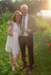 GARDEN PARTY--Cheryl and Ron Howard at the wedding of son Reed and bride Ashley Gioffre on August 8 at Winvian Farm in Connecticut. Tweeted by Ron, whom you can follow on Twitter at @RealRonHoward.