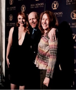 Ron tweeted this photo of himself with daughter Bryce and wife Cheryl at the DGA Honors festivities. Follow Ron on Twitter @RealRonHoward.