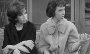 FORMIDABLE NEIGHBORS--Ann as Millie with Mary Tyler Moore on "The Dick Van Dyke Show." 