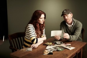 Ron Howard and daughter Bryce look over photos submitted for the Project Imaginat10n contest. Photo courtesy of Canon USA.