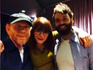 Ron Howard tweeted this photo in August with daughter Bryce and son-in-law Seth at a screening of an early cut of Ron’s In the Heart of the Sea. Follow Ron on Twitter @RealRonHoward.