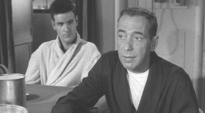 Jimmie with Bogey in "The Caine Mutiny."