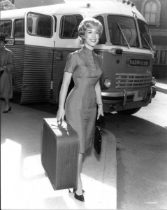 Barbara Eden on her way to Mayberry Days!