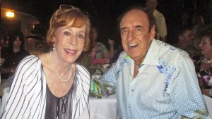 IT'S MY PARTY--And I can smile if I want to!  Jim Nabors with Carol Burnett at his 85th birthday party.