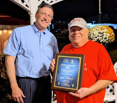 Mayberry Friendship Award 2023 winner Dick Villard