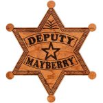 Wooden Mayberry Deputy Magnet