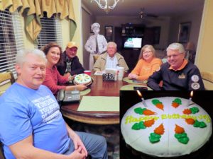 Knoxville, Tenn. - Mayberry chapter celebrating the birth of "Mary Scobey" with a cake.