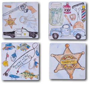 Mayberry Four Coaster Set