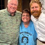 Randy Turner, Johnna Clarke, and Sean at Don Knotts Birthday Bash 2024