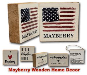 Mayberry Wooden Home Decor