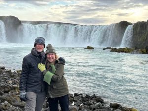 Ron and Cheryl on vacation in Iceland August 2024