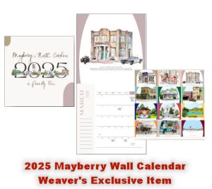 2025 Mayberry Wall Calendar