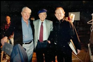 Andy, Don, and Ron on the set of Ransom (1996). Andy and Don just dropped by to see him.