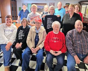 Blood Brothers group enjoying a Mayberry evening.