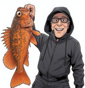 Keith Thibodeaux Rockfish fishing in Catalina