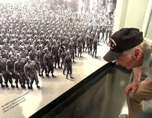 Robert Boeke at World War II Museum in New Orleans. Robert was a World War II war hero.