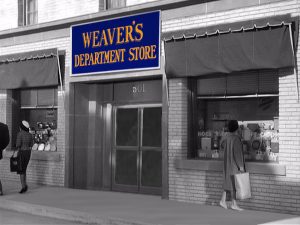 Weaver's store front