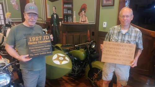 The Colorado Fishin' Hole Whistlers chapter found Barney's cycle and it's not in the Smith Brothers Institute.