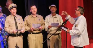 Col. Tim's Talent Time 2025 the Trio sings