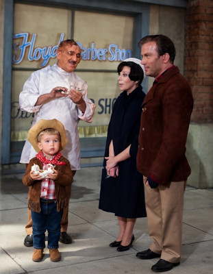 Floyd and Leon are all gussied up for that Hollywood director and Captain Kirk and Edith Keeler stopped by. They said not to miss any future issues of Weaver's Newsletter.
