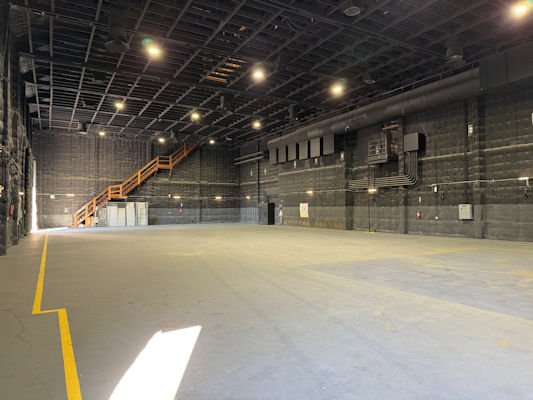 Inside stage 3 at the former Desilu-Cahuenga Studios.