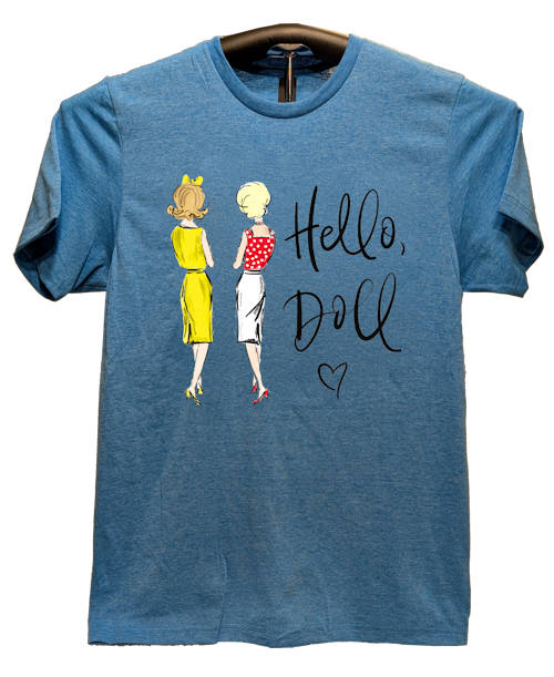 Hello Doll Heather Sapphire T-shirt