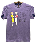 Hello Doll Heather Purple T-shirt