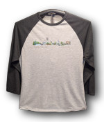 Mayberry Cityscape Baseball T-shirt