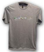 Mayberry Cityscape Graphite Heather T-shirt