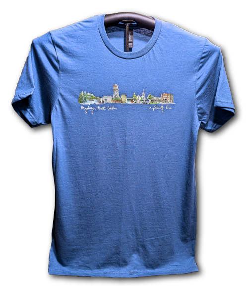 Mayberry Cityscape Indigo Blue T-shirt