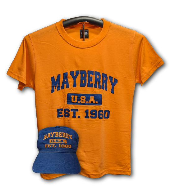 Mayberry Orange and Blue T-shirt Cap Combo