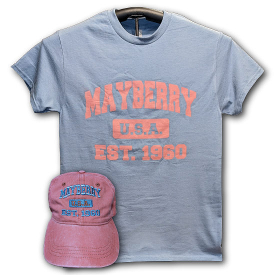 Mayberry Cumin and Stone Blue T-shirt Cap Combo