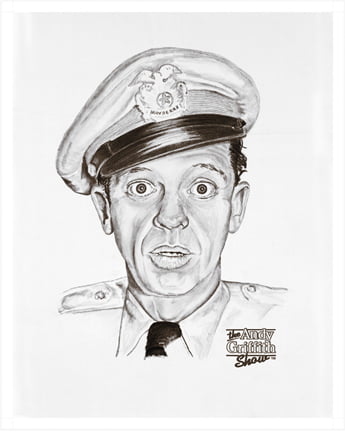 Barney Fife Lithograph