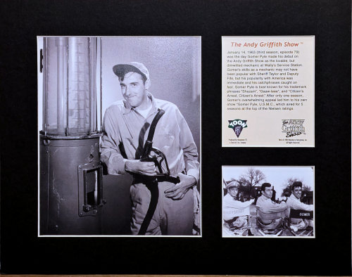 Gomer Pyle Photo Bio Lithograph