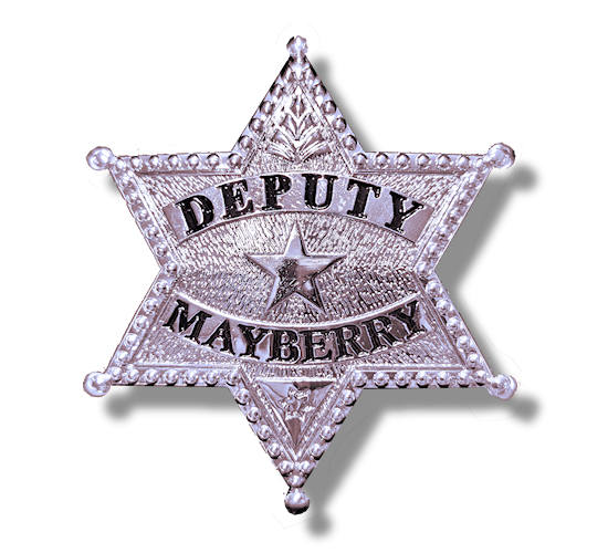 Mayberry Deputy Badge Deluxe