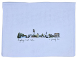 Mayberry Cityscape Waffle Weave Towel