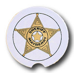 Mayberry Patrol Car Emblem Car Coaster