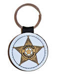 Mayberry Patrol Car Emblem Keychain