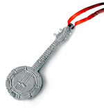 Banjo Pewter Ornament